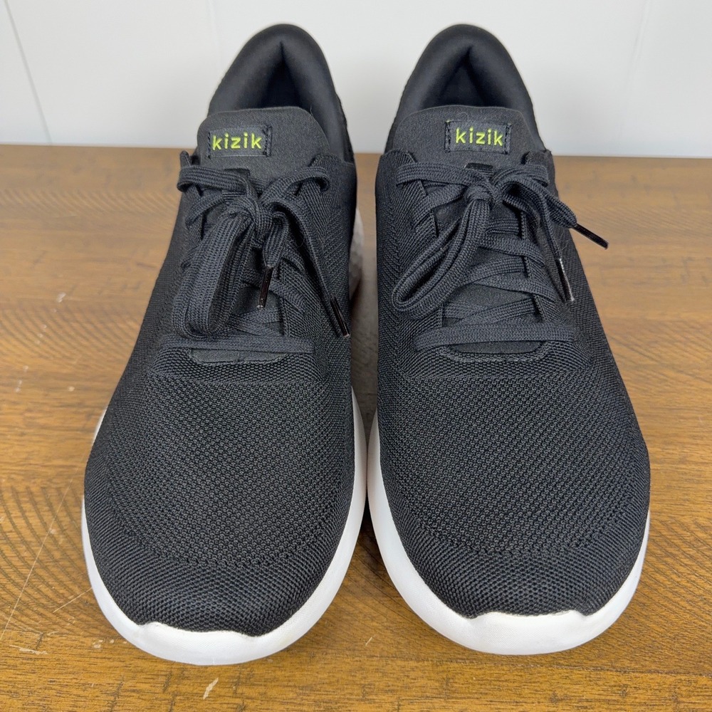Kizik Shoes Mens 13 Wide Black Athens Hands Free Slip On Athletic Sneakers - Picture 3 of 10
